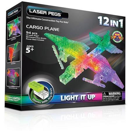 LaserPegs 12 in 1 Cargo Plane