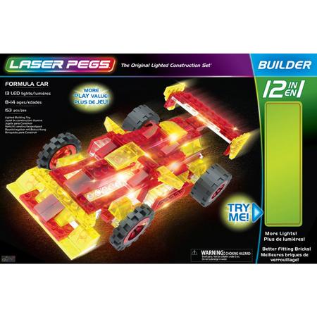 LaserPegs 12 in 1 Formula Car