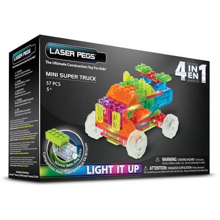 LaserPegs 4 in 1 Mini Super Truck