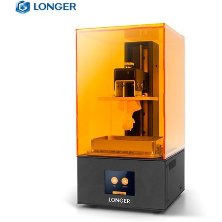 Langere SLA 3D-printer Orange 10, hars 3D-printer met touchscreen, off-line afdrukken Build-formaat 3,86 x 2,17 x 5,5 inch