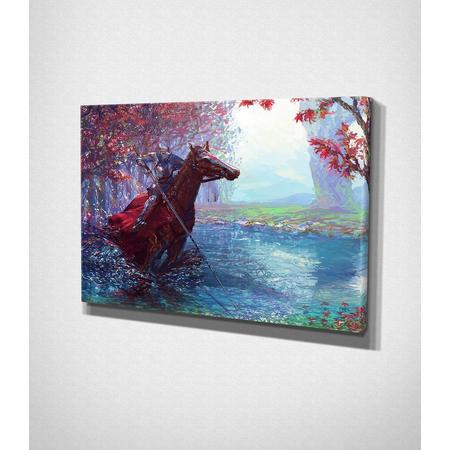 Knight On Horse - Painting Canvas