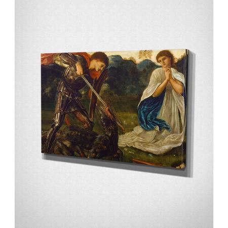 Saint George And The Dragon - Painting Canvas