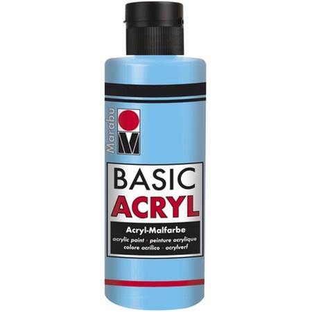 Basic Acryl busje 80 ML - Lichtblauw
