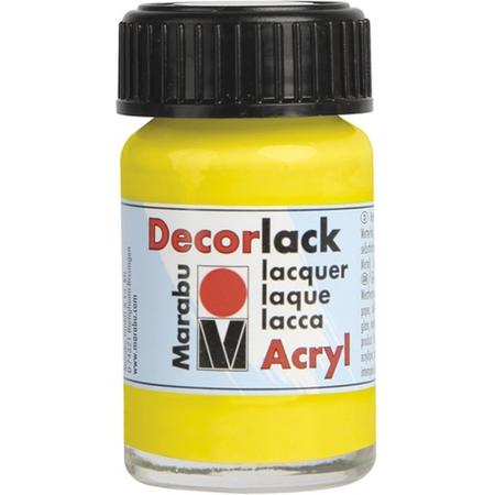Decorlack-acryl 15 ml - Geel