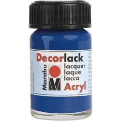 Decorlack-acryl 15 ml - Middenblauw