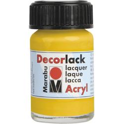Decorlack-acryl 15 ml - Middengeel