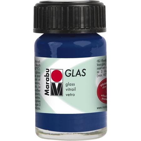 Glas 15 ml - Nachtblauw