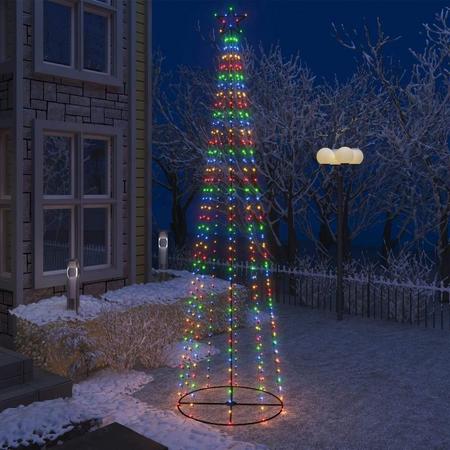 Medina Kegelkerstboom 400 LEDs meerkleurig 100x360 cm