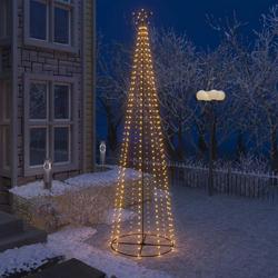 Medina Kegelkerstboom 400 LEDs warm wit 100x360 cm