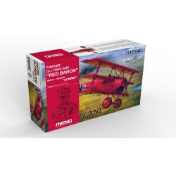 1:32 MENG QS002S Red Baron’s Classic Triplane Debuts with 1:10 Resin Bust!