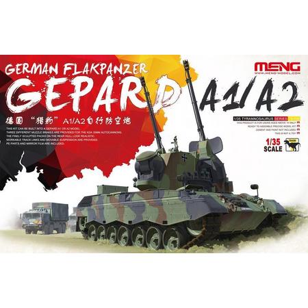 1:35 MENG TS030 German Flakpanzer Gepard A1/A2 tank Plastic kit