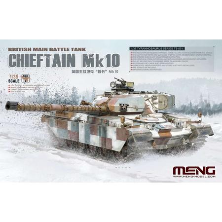 1:35 MENG TS051 British Main Battle Tank Chieftain Mk10 Plastic kit