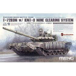 1:35 MENG TS053 Russian Main Battle Tank T-72B3M w/ KMT-8 Mine Clearing System Plastic kit