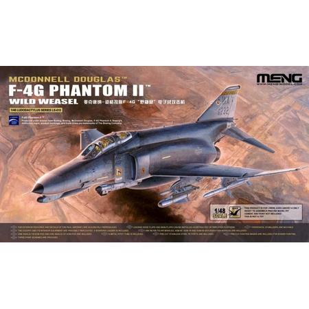 1:48 MENG LS015 McDonnell Douglas F-4G Phantom II Wild Weasel Plastic kit