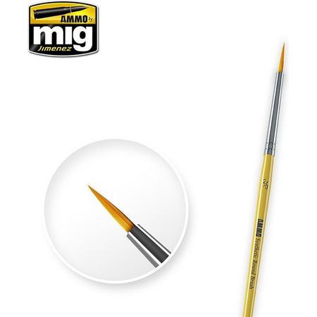 Mig - 2/0 Syntetic Round Brush (Mig8612)