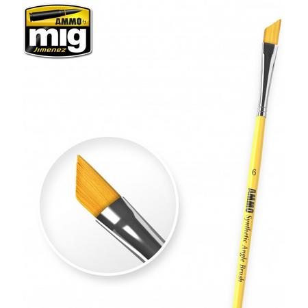 Mig - 6 Syntetic Angle Brush (Mig8607)