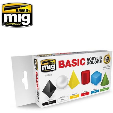 Mig - Basic Acrylic Colors (Mig7178)