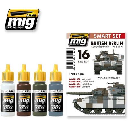 Mig - British Berlin Camo Colors 1988-1991 (Mig7150)