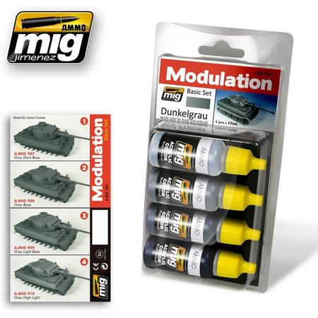 Mig - Dark Grey Modulation Set (Mig7001)