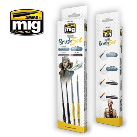 Mig - Figures Brush Set (Mig7600)