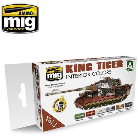 Mig - King Tiger Colores Interior (Mig7165)