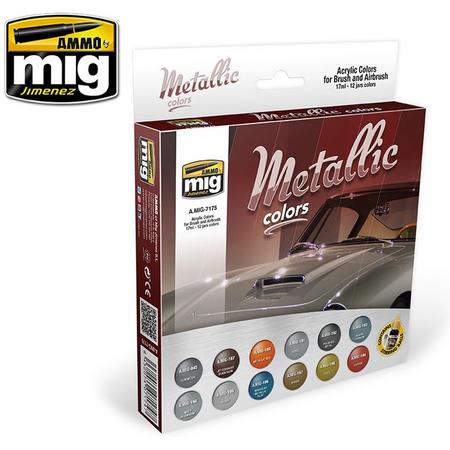 Mig - Metallic Colors Set (Mig7175)