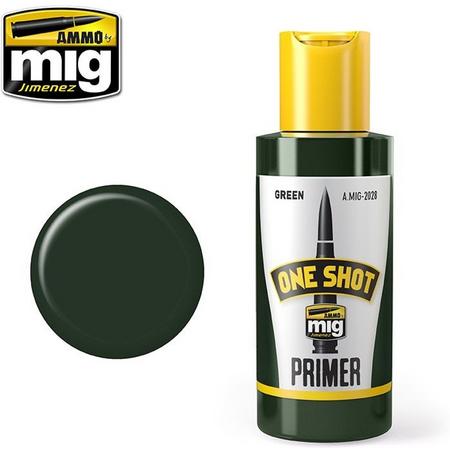 Mig - One Shot Primer Green  (60 Ml) (Mig2028)