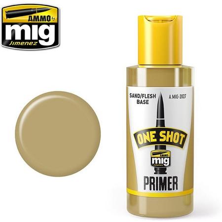 Mig - One Shot Primer Sand Flesh  (60 Ml) (Mig2027)