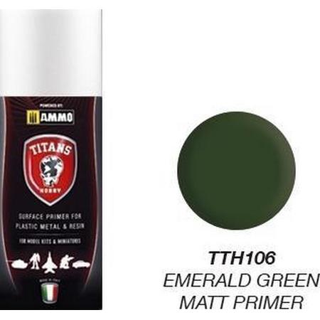 Mig - Titans Hobby:  Emerald Green Matt Primer 400 Ml Spray
