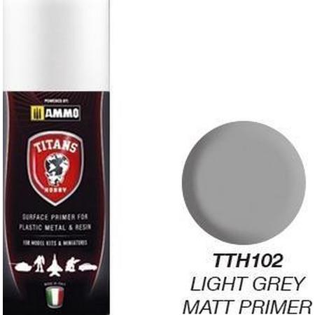 Mig - Titans Hobby:  Light Grey Matt Primer 400 Ml Spray