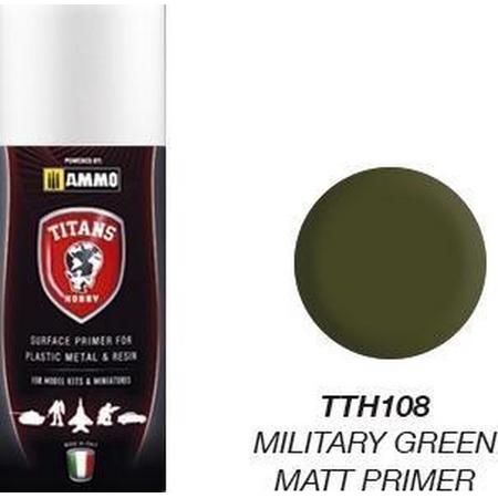 Mig - Titans Hobby:  Military Green Matt Primer 400 Ml Spray