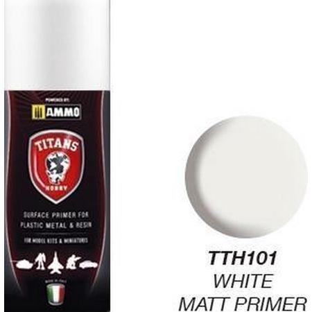Mig - Titans Hobby:  White Matt Primer 400 Ml Spray