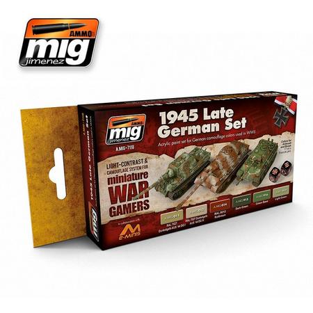 Mig - Wargame 1945 Late German Set (Mig7118)