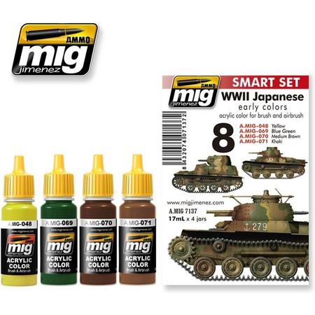 Mig - Ww Ii Japanese Afv  Early Colors (Mig7137)