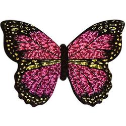 Mini-vlieger Vlinder Glitters Roze - 10x7cm