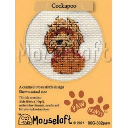 Mini Borduurpakketje - Hond - Cockapoo