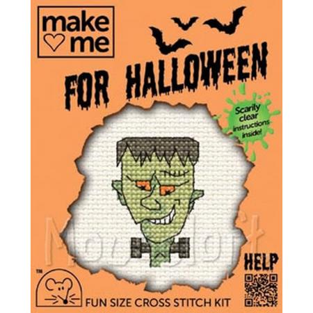 Mini Borduurpakketje Halloween Frankenstein - Mouseloft