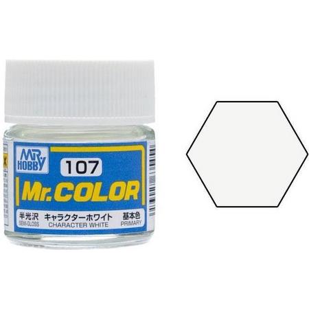Mrhobby - Mr. Color 10 Ml Character White (Mrh-c-107)