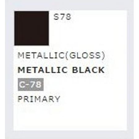 Mrhobby - Mr. Color Spray 100 Ml Metal Black (Mrh-s-078)