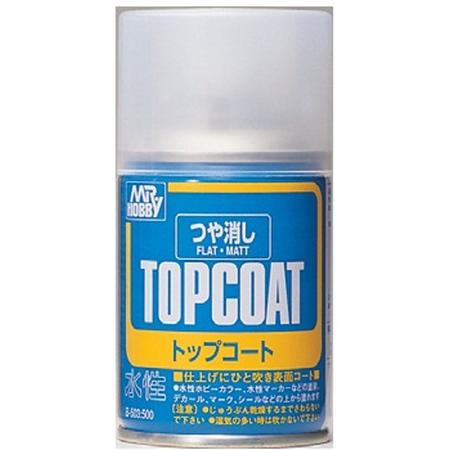 Mrhobby - Mr. Top Coat Flat Spray 86 Ml (Mrh-b-503)