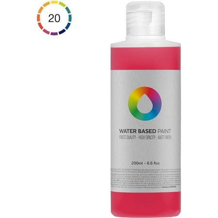 MTN Water Based Paint 200ml - Naphtol Red