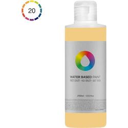 MTN Water Based Paint 200ml - Naples Yellow
