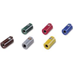 Modelspoor mof 2.6 mm 100 stuk(s) Geel, Grijs, Groen, Rood, Blauw, Bruin, Wit, Zwart, Oranje