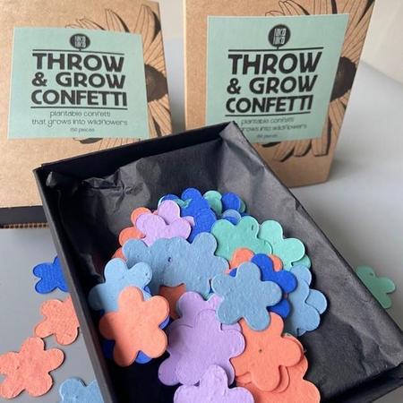 Inkollors - Throw & Grow Confetti - Flowers - groeiconfetti