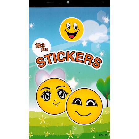 Stickerboek Smileys - 183 Delig