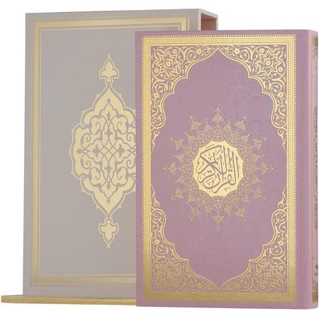 Koran met staande opberg houder Roze