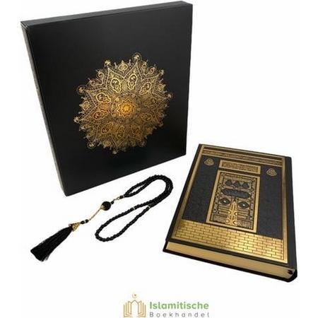 Meliksah Koran set met Tesbih in kartonnen doos Zwart
