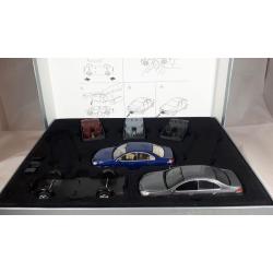 Peugeot 607 Collector´s Item Zelfbouw-kit Donkerblauw/Donkergrijs Norev