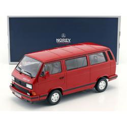 Volkswagen T3 Bus Red Star 1992 Rood 1-18 Norev Limited 800 Pieces