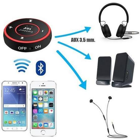 Ntech 3 In 1 Wireless Car Bluetooth / Music Receiver / Earphone Adapter Samsung Galaxy S9 /S8